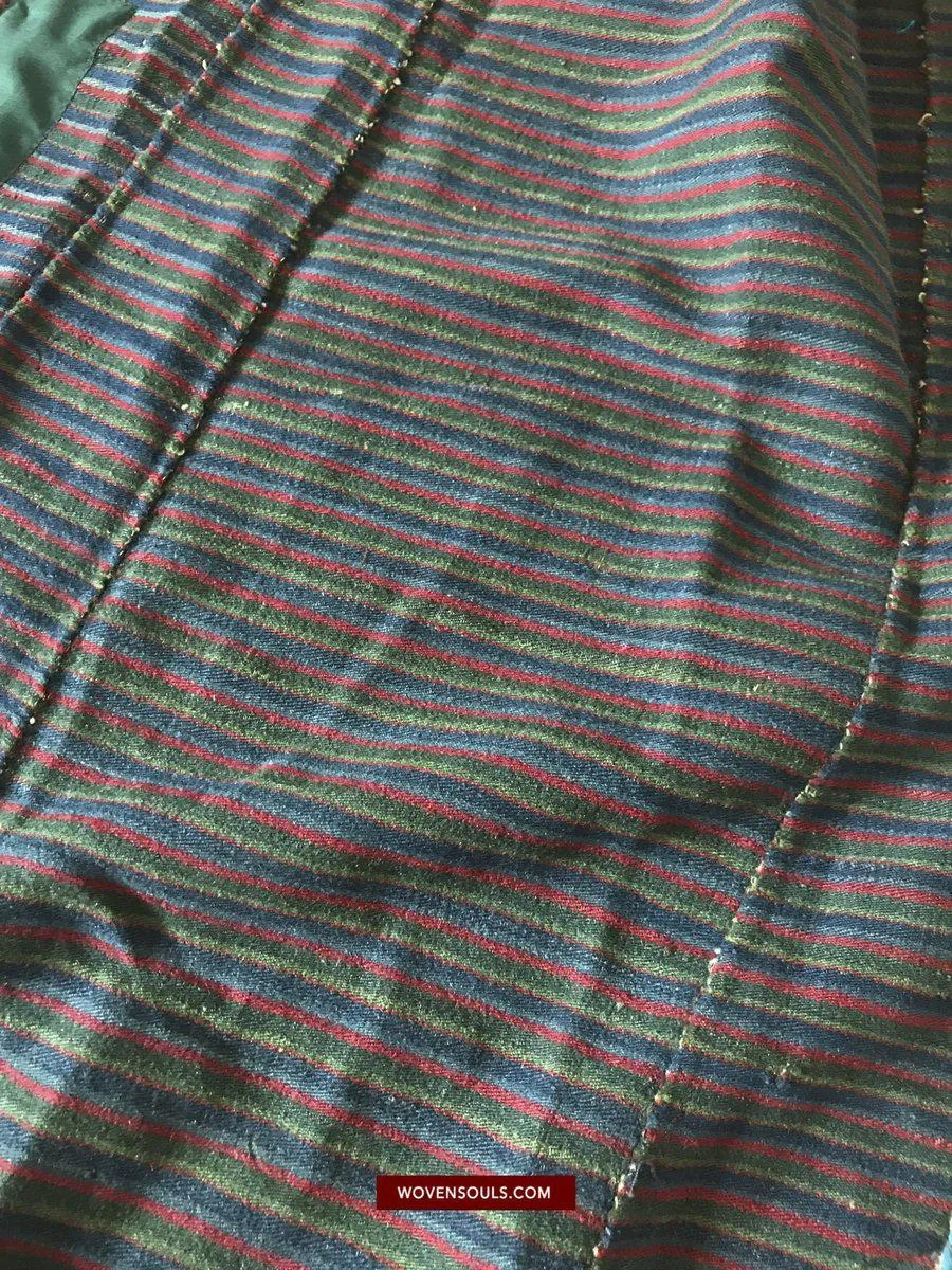 1164 SOLD Antique Tibetan Coat with superfine weave