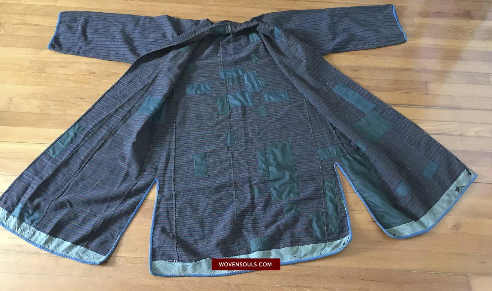 1164 SOLD Antique Tibetan Coat with superfine weave
