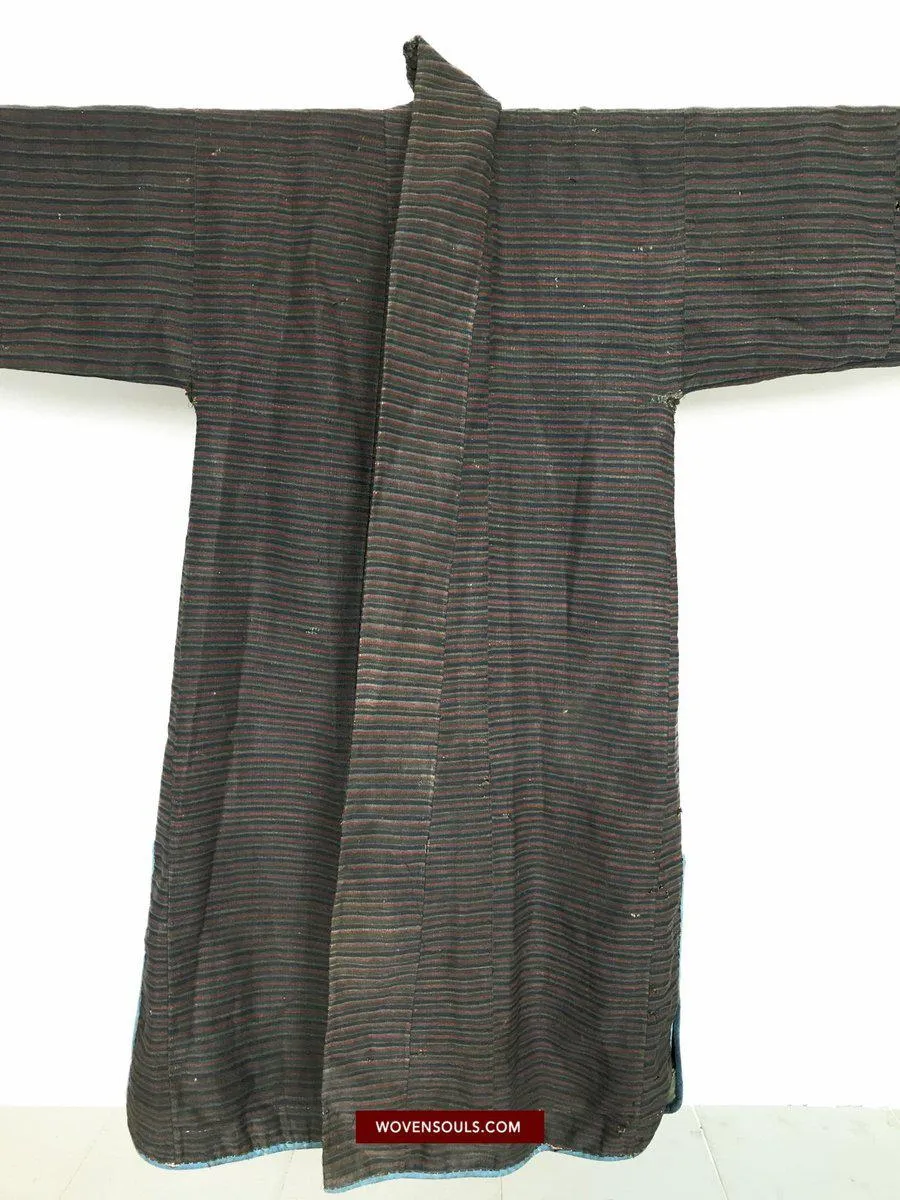 1164 SOLD Antique Tibetan Coat with superfine weave