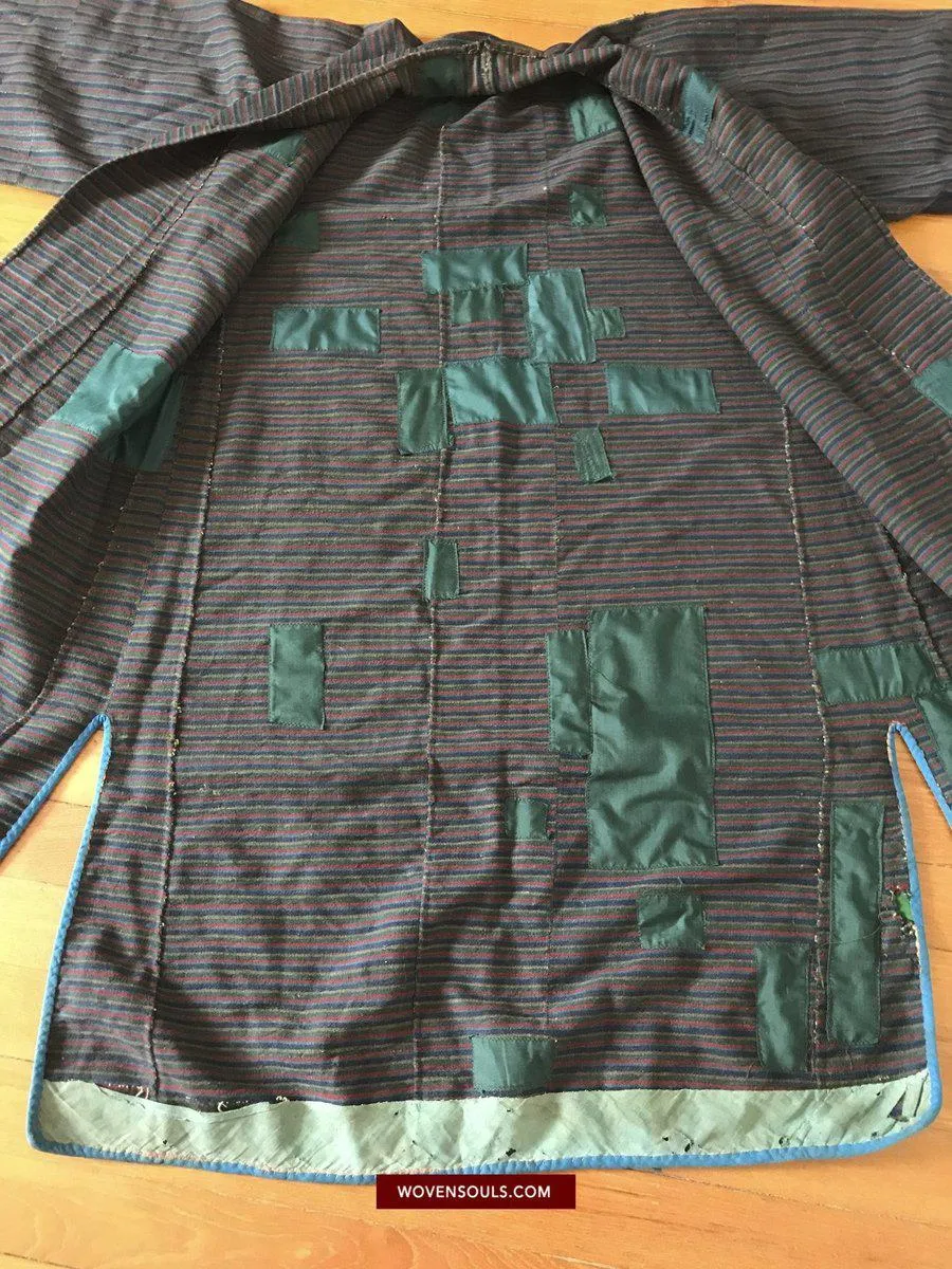 1164 SOLD Antique Tibetan Coat with superfine weave