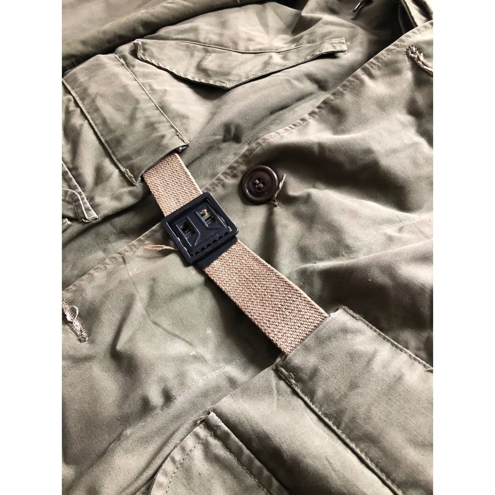 1947 U.S. Army Air Force Overcoat Parka with Pile Liner