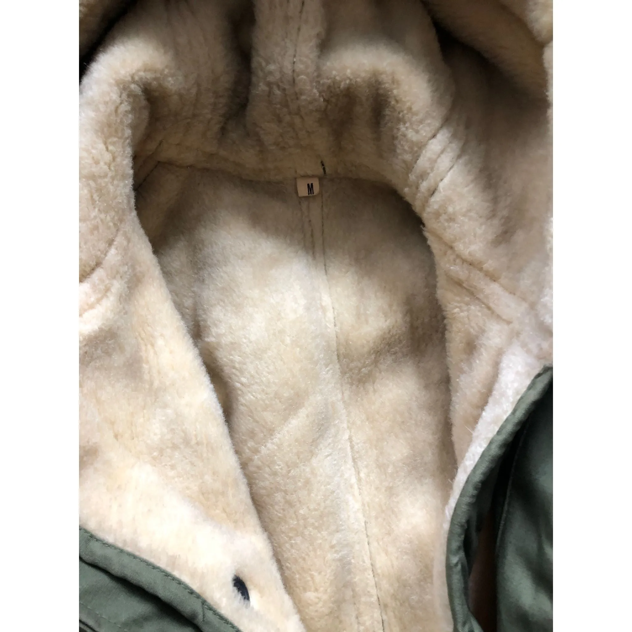 1947 U.S. Army Air Force Overcoat Parka with Pile Liner