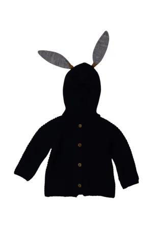 Arsène Et Les Pipelettes Bunny Ear Hooded Sweatshirt 12-18M