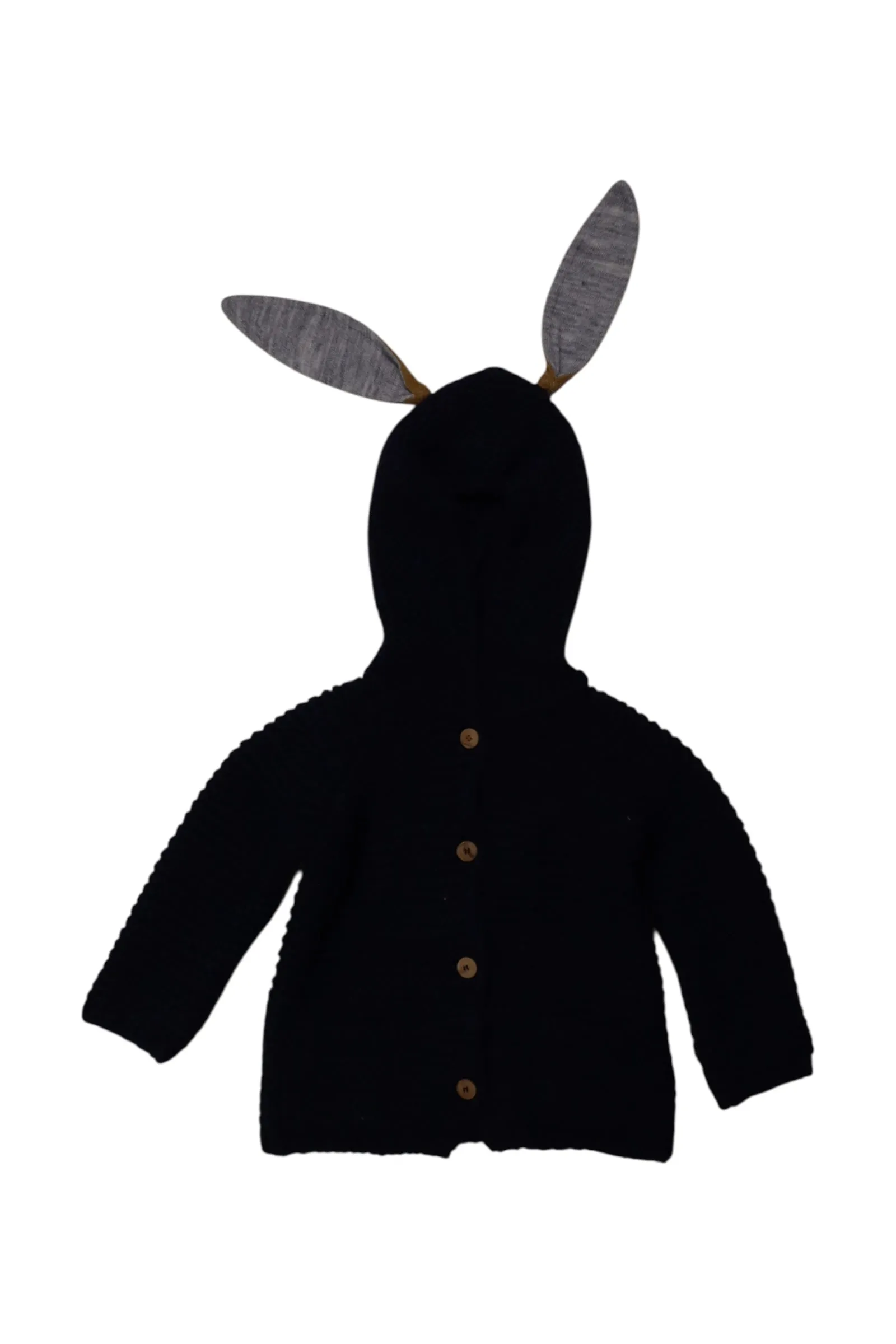 Arsène Et Les Pipelettes Bunny Ear Hooded Sweatshirt 12-18M
