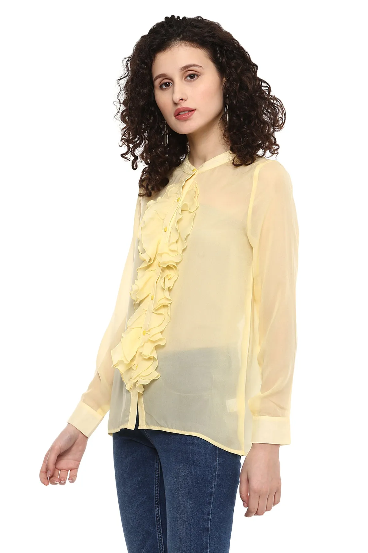 Dramatic Ruffle Top