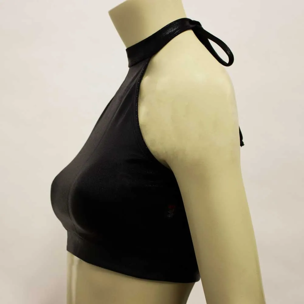 Halter Top- Black Mystique