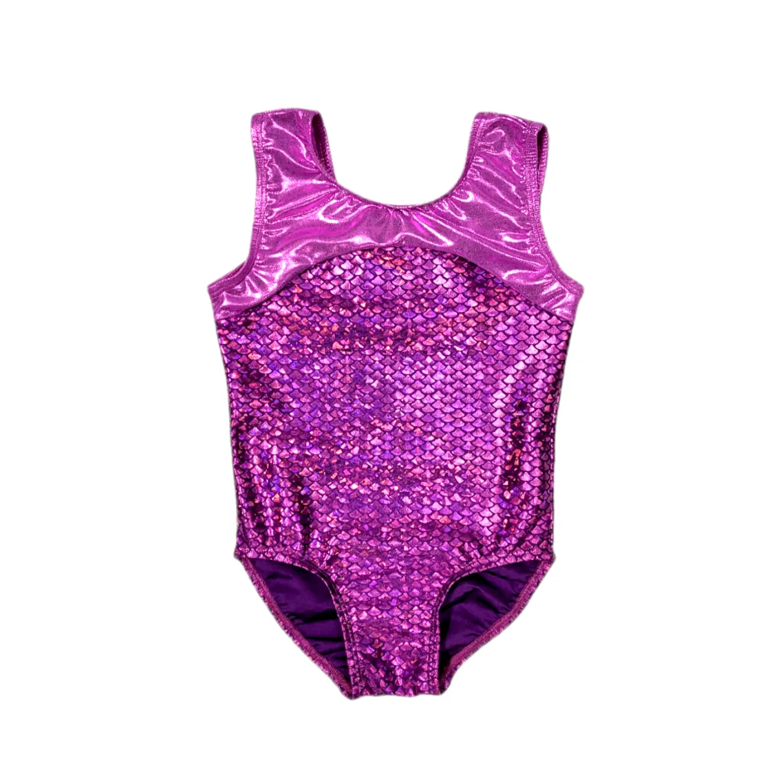 Leotard - Fuchsia Mermaid and Lilac
