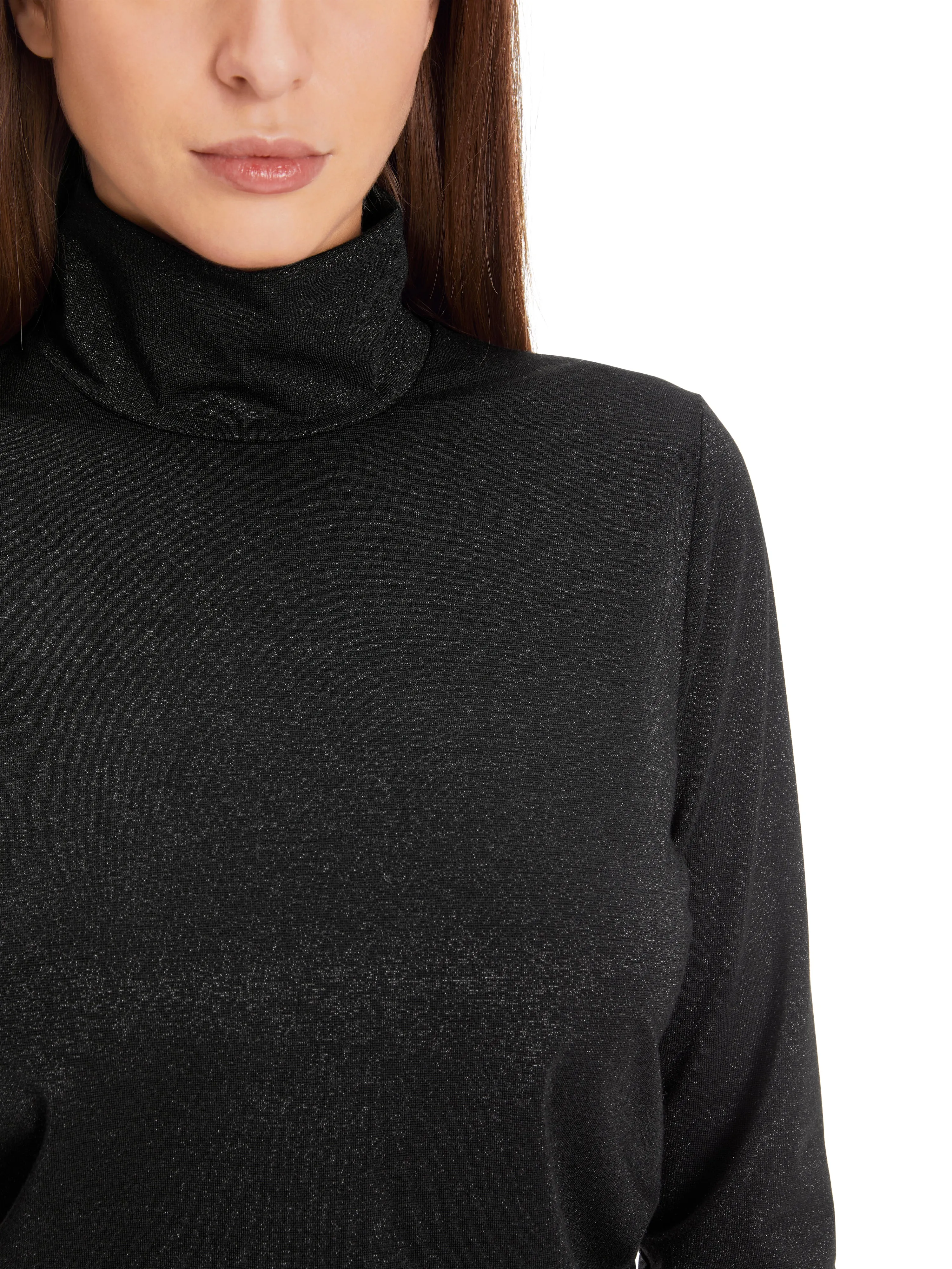 MARC CAIN Black Turtleneck Top