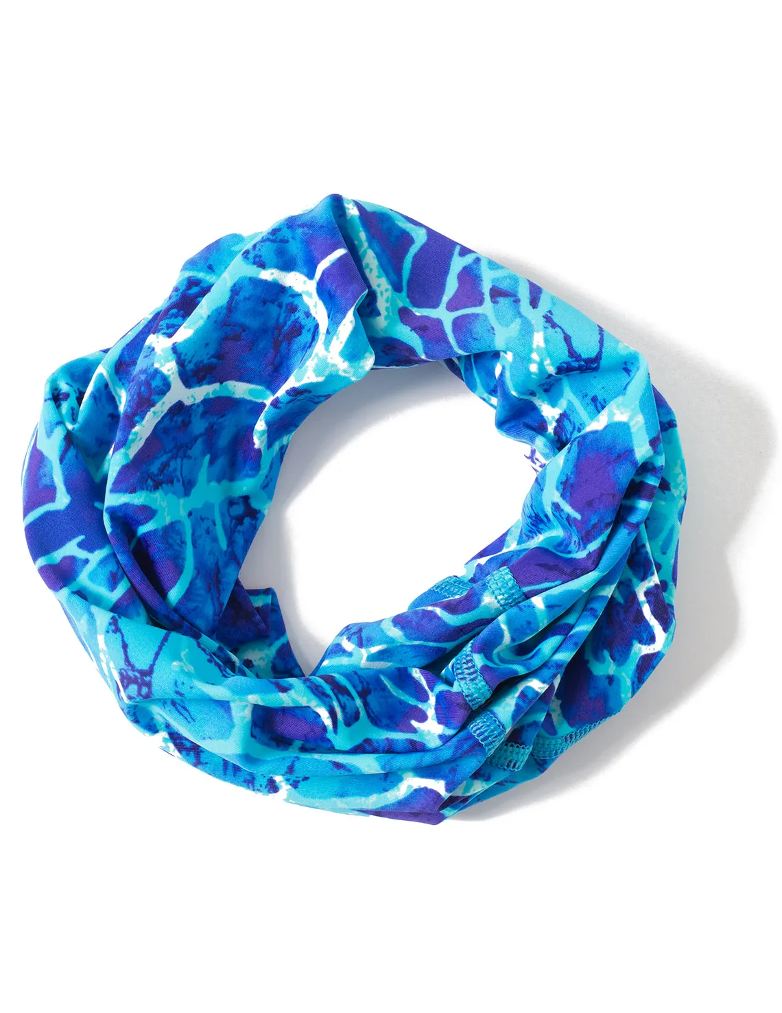 Neck Gaiter | Bandana, Balaclava, Headband | UPF 50  Sun Protection | White