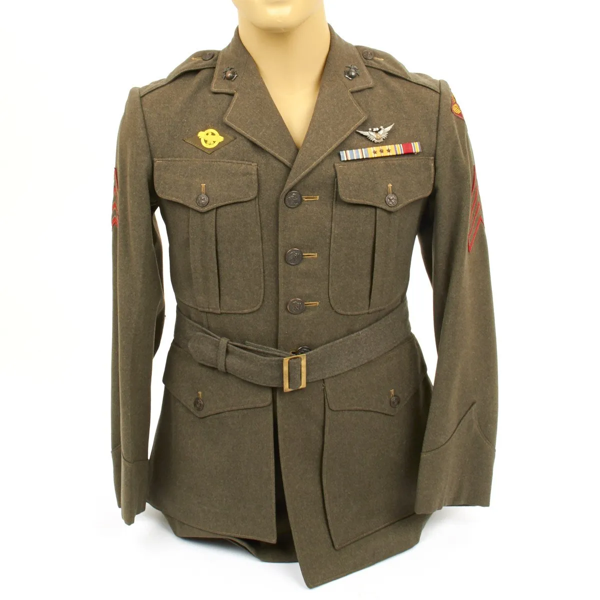 Original USMC WWII 3rd Marine Aircraft Wing Combat Air Crew Uniform Set