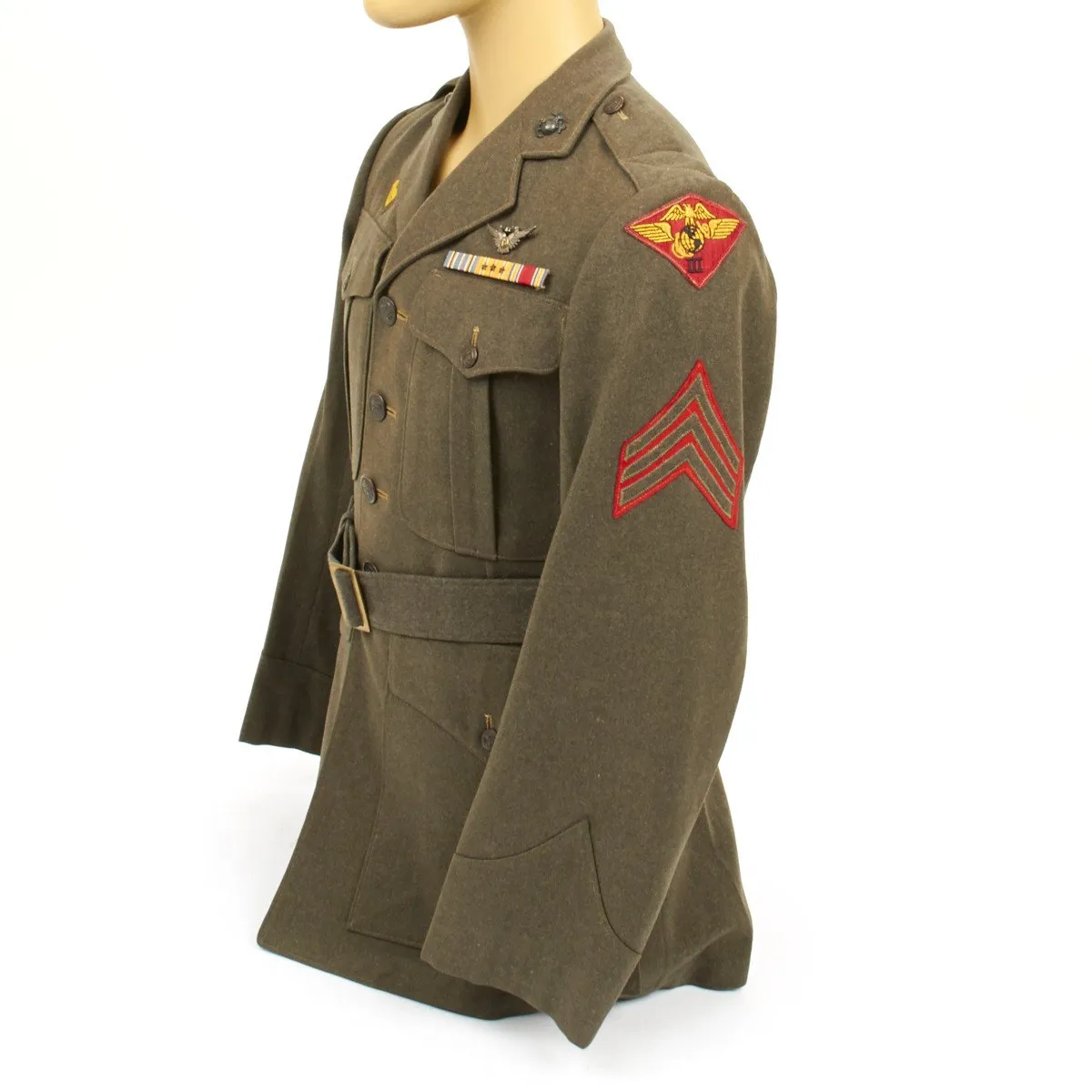 Original USMC WWII 3rd Marine Aircraft Wing Combat Air Crew Uniform Set