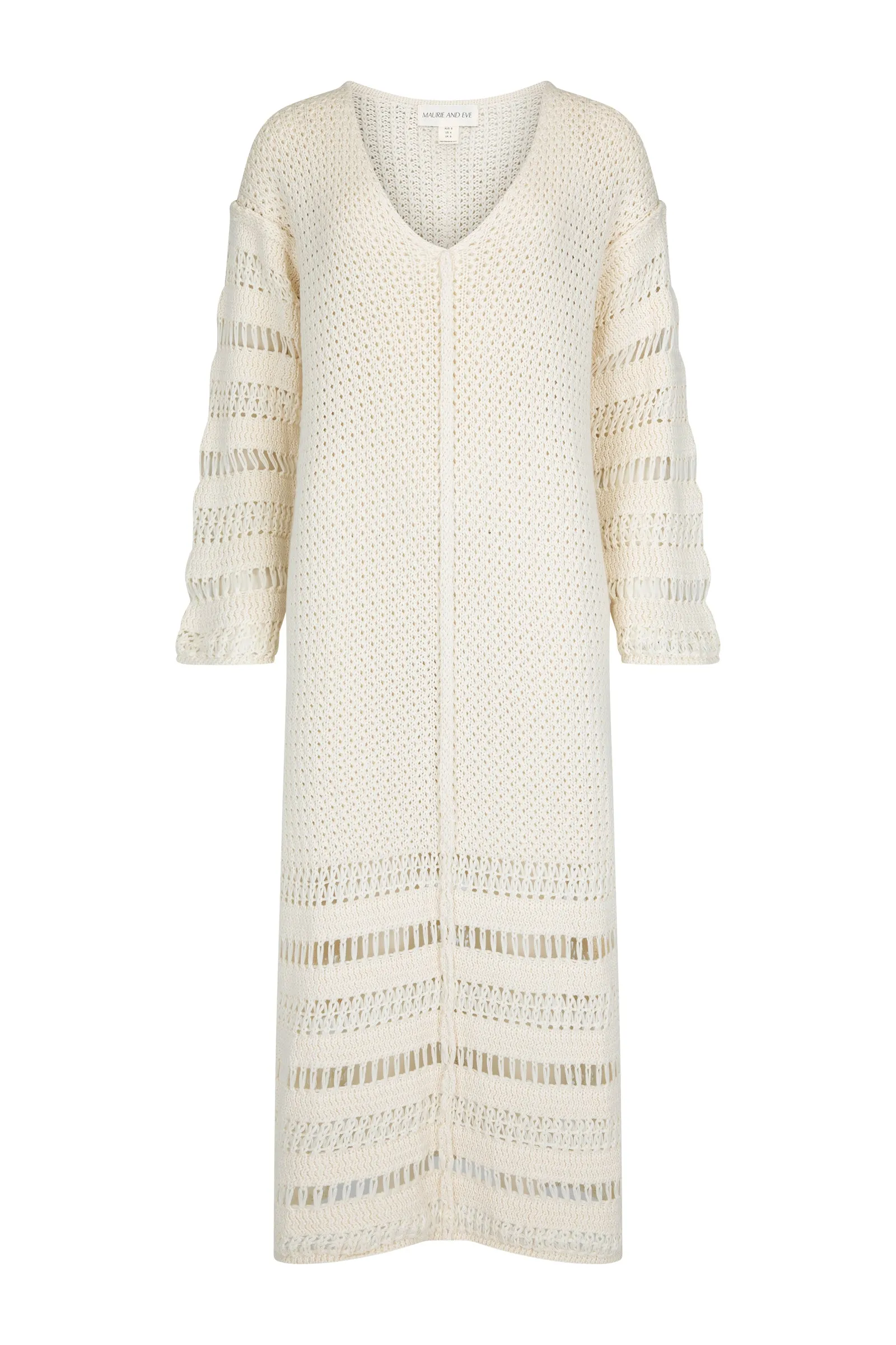 STILL I RISE KNIT DRESS - OFFWHITE