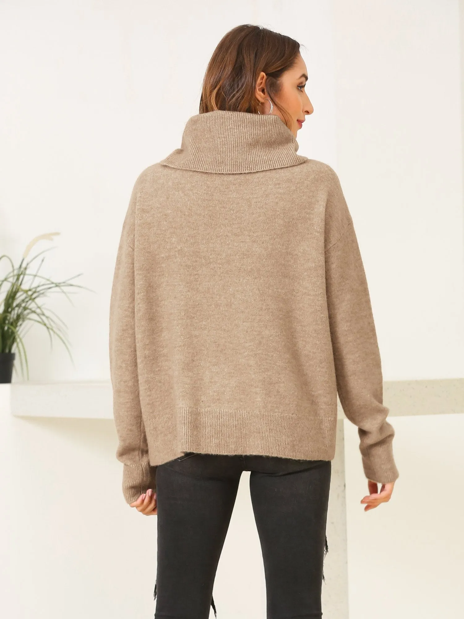 Turtle Neck Loose Warm Sweater