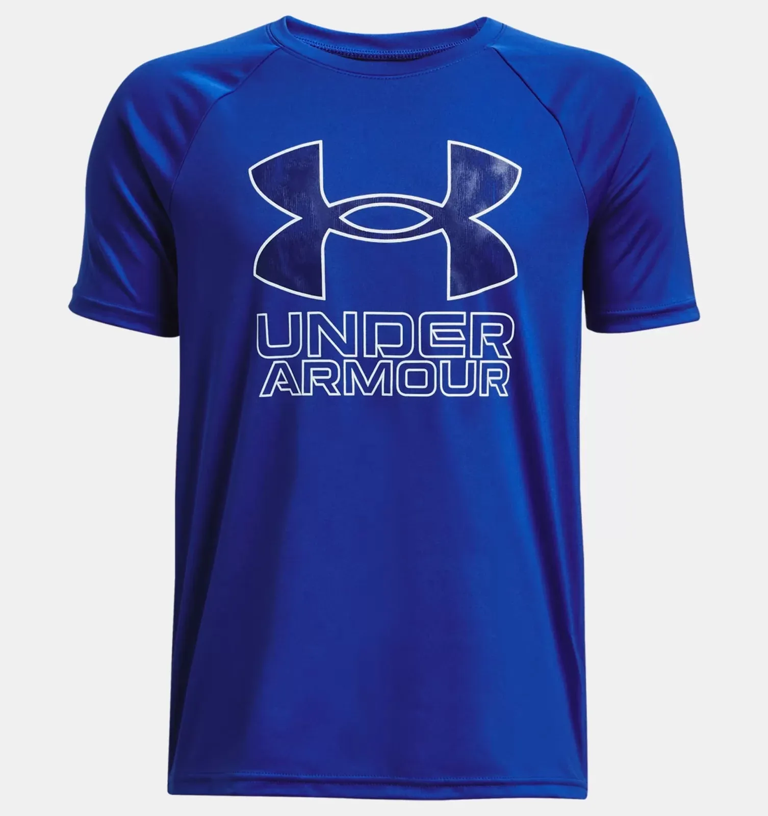 Under Armour Boys Tech Hybrid Print Fill SS Tshirt