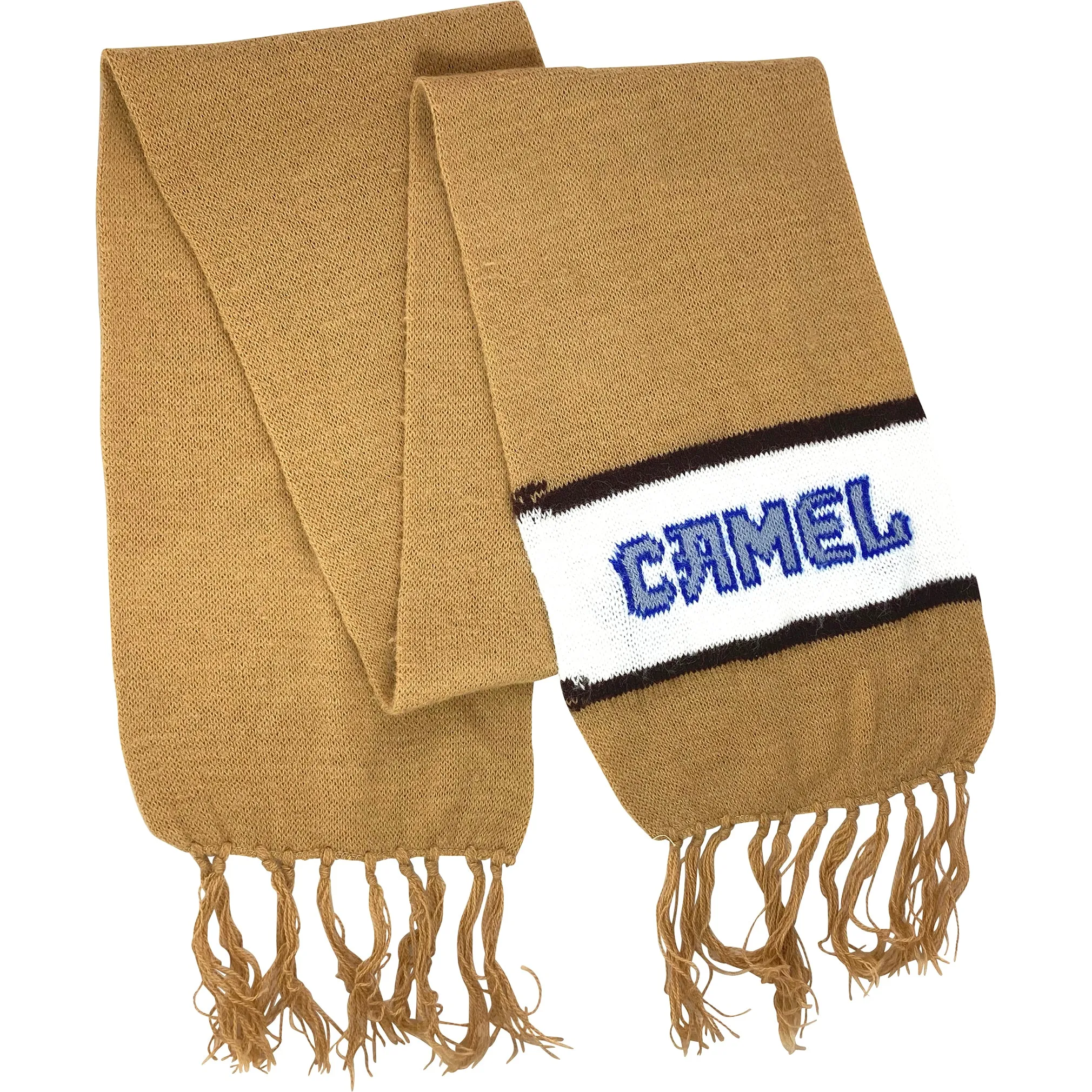 VINTAGE CAMEL SCARF