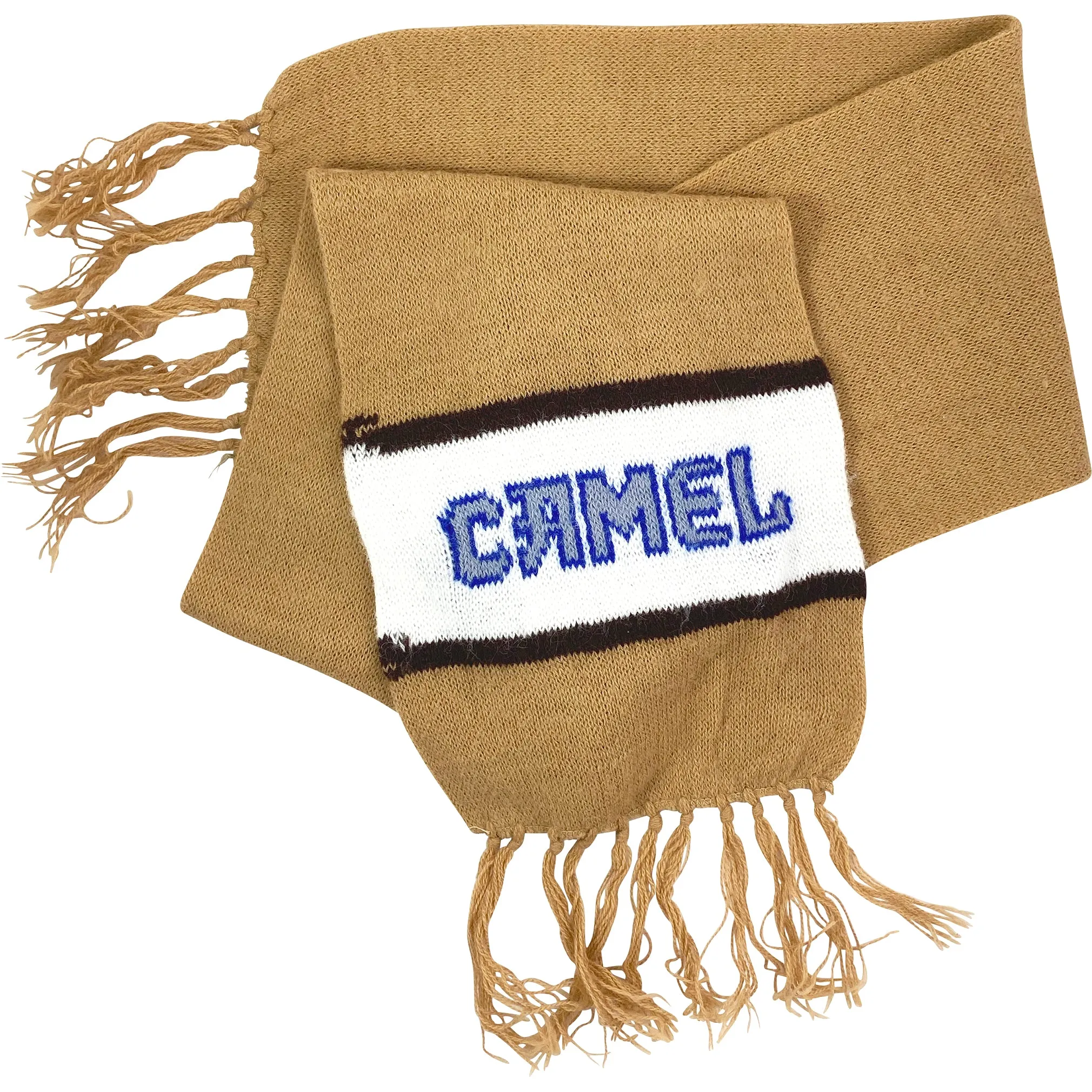 VINTAGE CAMEL SCARF