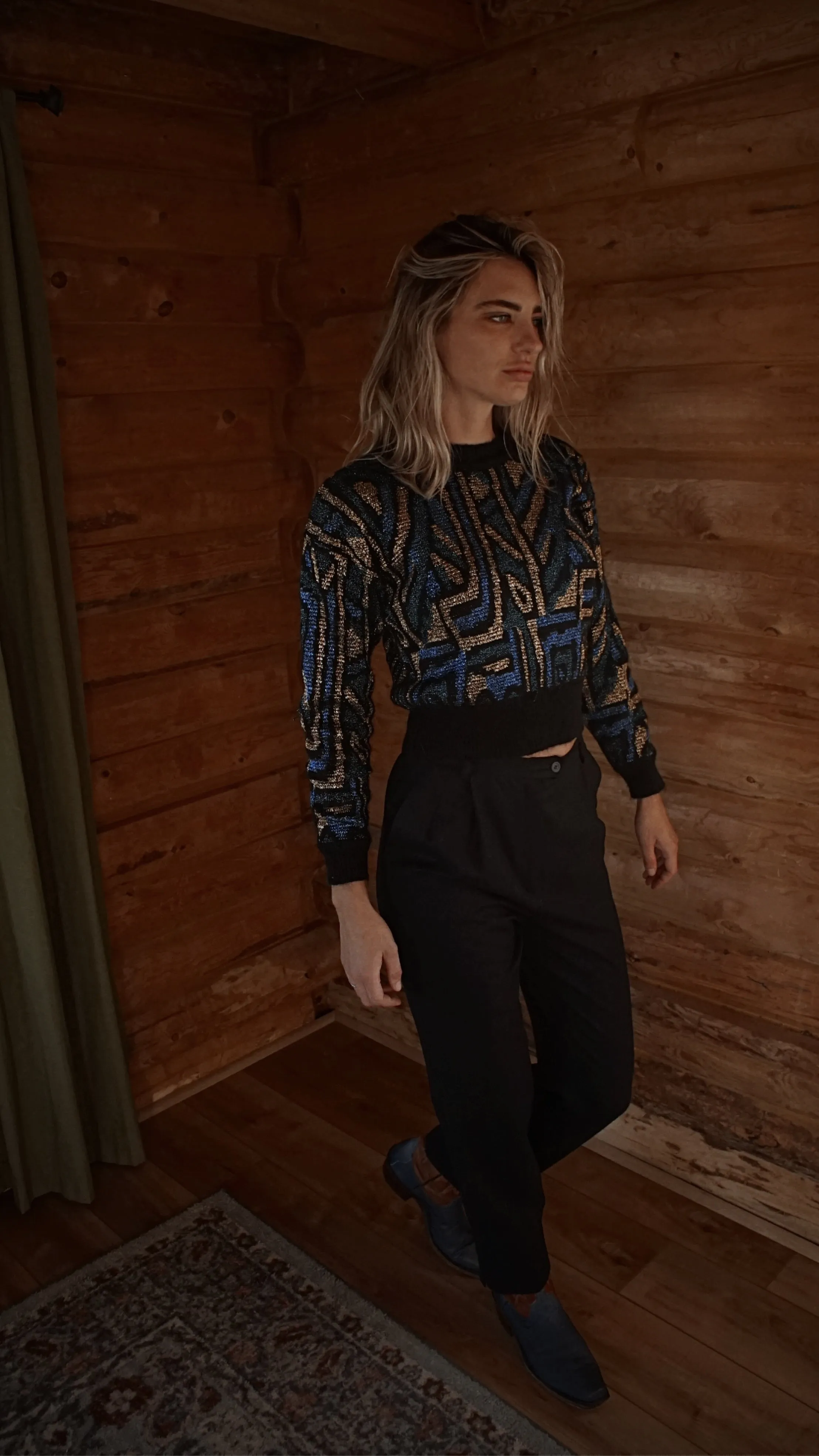 Vintage Christian Dior Wool Knit Sweater 80’s