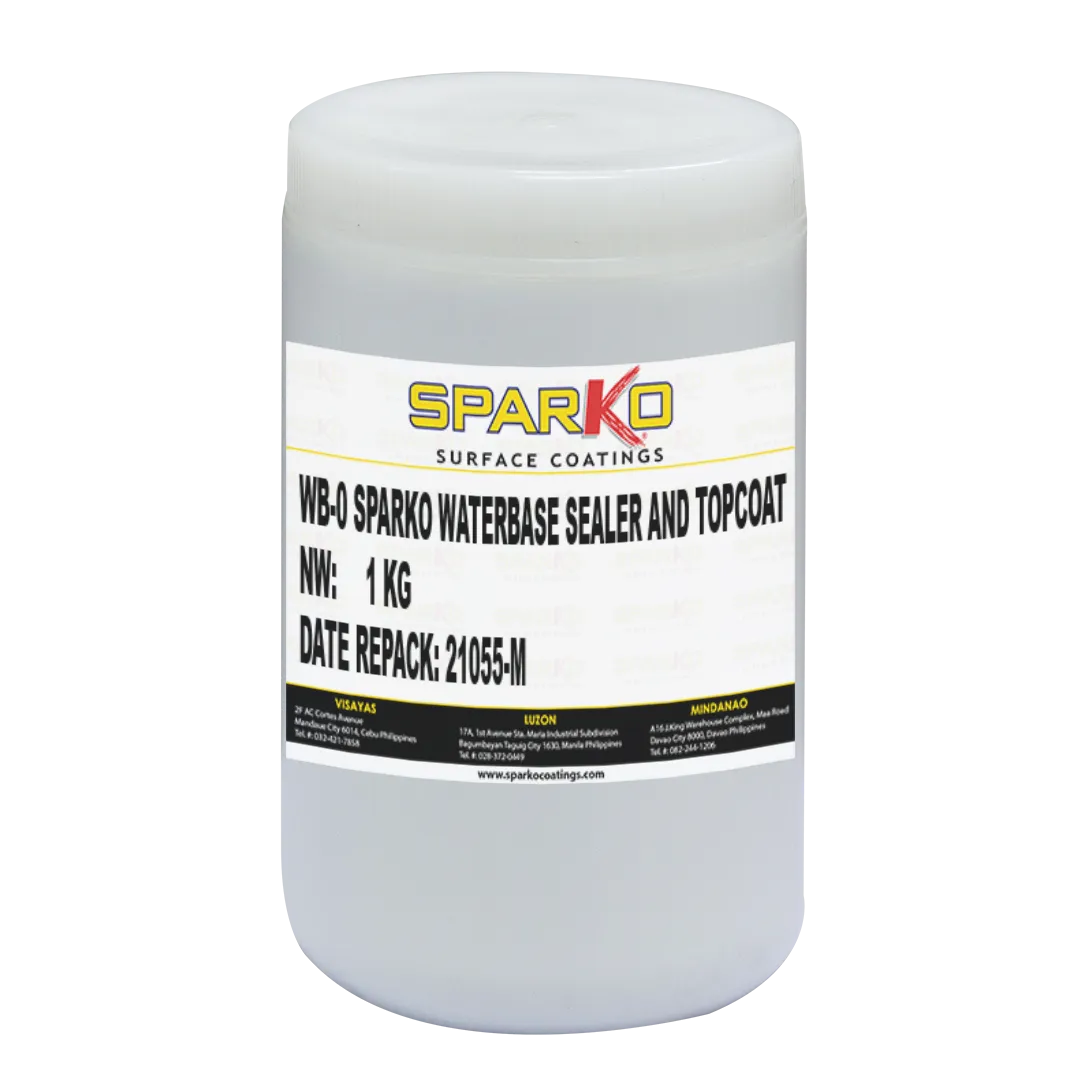 WB-0 SPARKO WATERBASE SEALER AND TOPCOAT