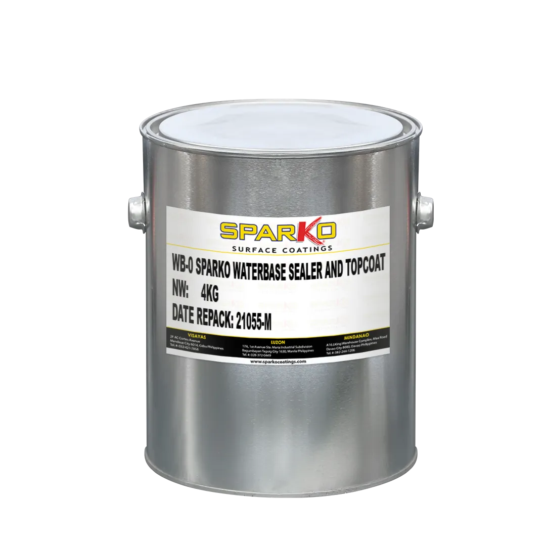 WB-0 SPARKO WATERBASE SEALER AND TOPCOAT
